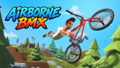 Airborne BMX background