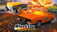 Blacktop Police Chase background