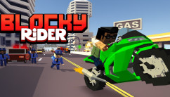 Blocky Rider background