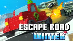 Escape Road Winter background