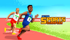 Retro Sports Champion background