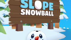 Slope Snowball background