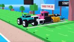 Turbo Type 3D background