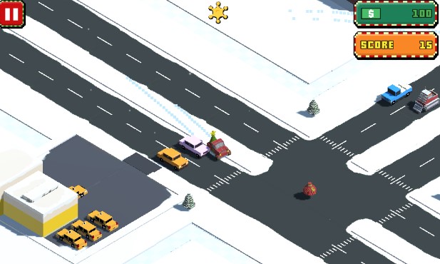 Escape Road Winter screenshot