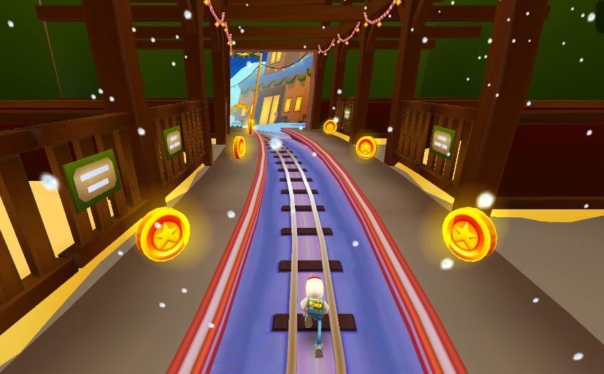 Subway Surfers Winter Holiday screenshot